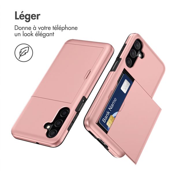 imoshion Coque arrière avec porte-cartes Samsung Galaxy A18 (4G) - Rose Gold