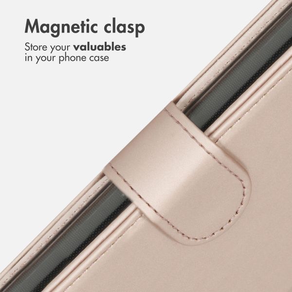 Accezz Étui de télephone Wallet Apple iPhone 11 Pro - Doré