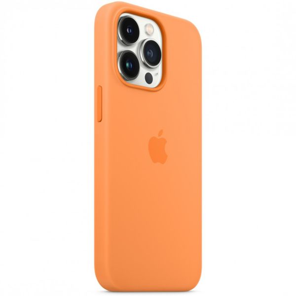 Apple Coque en silicone MagSafe Apple iPhone 13 Pro - Marigold