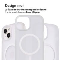 imoshion Coque Color Guard avec MagSafe Apple iPhone 14 / 13 - Blanc