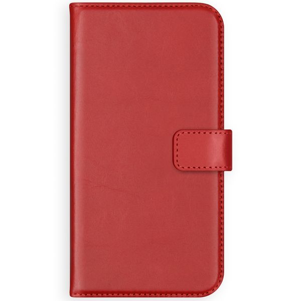 Selencia Étui portefeuille en cuir véritable Apple iPhone Xr - Rouge