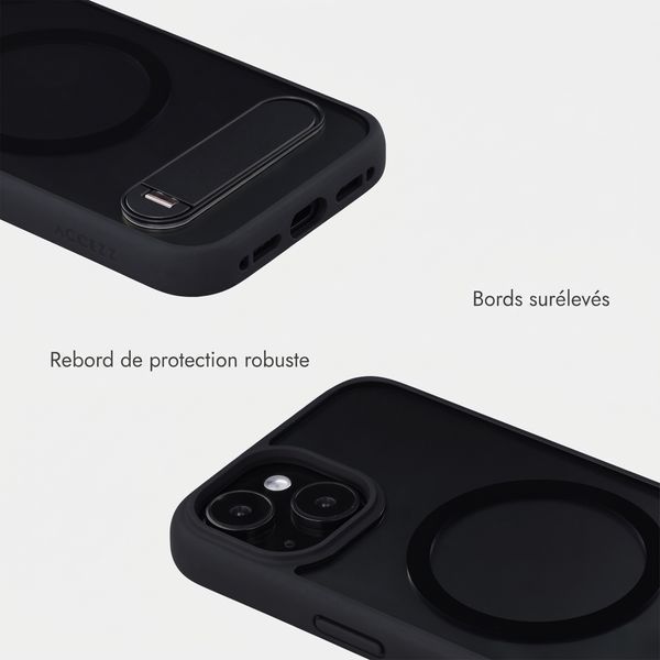 Accezz Coque arrière Hold avec MagSafe Apple iPhone 15 - Black