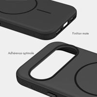 imoshion Coque arrière Color avec Thin MagSafe Ring Google Pixel 11 / 11 Pro / 10 / 10 Pro - Noir