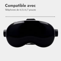 imoshion Lunettes de réalité virtuelle avec casque Bluetooth - Noir