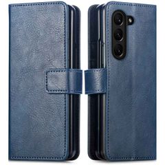 imoshion Étui de télephone portefeuille de luxe Samsung Galaxy Z Fold 5 - Bleu foncé