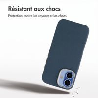 Accezz Coque arrière Mesh avec MagSafe Apple iPhone 17 - Bleu foncé
