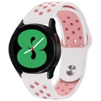 imoshion Bracelet sport en silicone  - Connexion universelle 20 mm - White & Pink