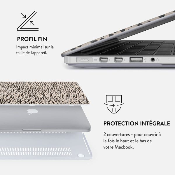 Burga Coque Rigide Apple MacBook Pro 16 pouces (2021 / 2023 M3 / 2024 M4 / 2026 M5) - Almond Latte