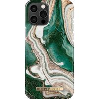 iDeal of Sweden Coque Fashion Apple iPhone 12 Pro Max - Golden Jade Marble