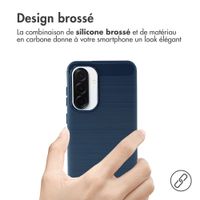 imoshion Coque Brushed Samsung Galaxy A37 (5G) - Bleu foncé
