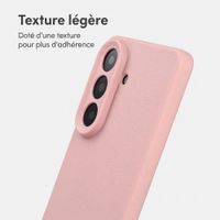 imoshion Coque arrière Texture Samsung Galaxy S26 - Rose