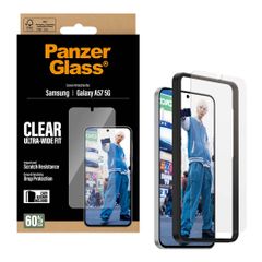 PanzerGlass Protection d'écran Ultra-Wide Fit Anti-bactérienne avec applicateur Samsung Galaxy A57 (5G)