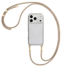 Selencia Cordon universel pour téléphone avec 2 crochets - réglable - Beige