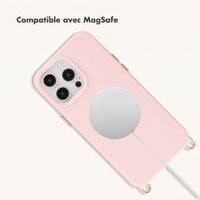 Selencia Coque arrière Rivièra avec MagSafe avec crochets amovibles Apple iPhone 14 Pro - Sorbet Pink