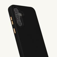 Selencia Coque arrière Rivièra avec MagSafe avec crochets amovibles Samsung Galaxy S23 FE - Velvet Black