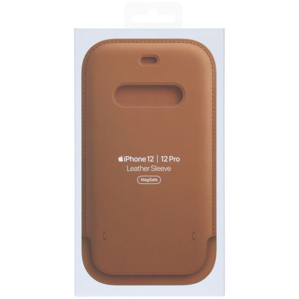 Apple Sacoche en cuir MagSafe Apple iPhone 12 (Pro) - Saddle Brown