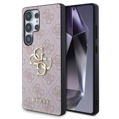 Guess Coque 4G Metal Logo Backcover Samsung Galaxy S25 Ultra - Rose