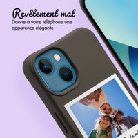 Coque Color MagSafe avec cordon amovible et photo et/ou texte personnalisés Apple iPhone 13 - Polaroid