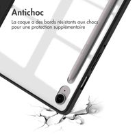 imoshion Coque tablette rigide Trifold Samsung Galaxy Tab S9 11.0 pouces / Tab S10 FE / S9 FE 10.9 pouces - Noir