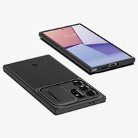 Spigen Coque Optik Armor Camera slider Samsung Galaxy S24 Ultra - Noir