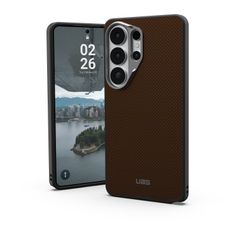 UAG Fibr Armr Coque Arrière avec Anneau Magnétique Samsung Galaxy S26 Ultra - Orange / Charcoal