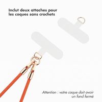 Selencia Cordon universel pour téléphone avec 2 crochets - réglable - Burnt Sienna