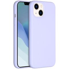 Accezz Coque Liquid Silicone Apple iPhone 14 / 13 - Violet