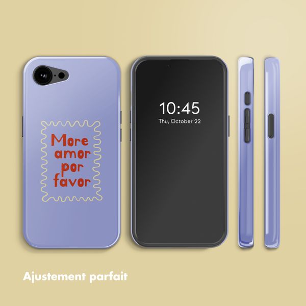 Selencia Coque arrière Vivid avec MagSafe Apple iPhone 17e / 16e - More Amor