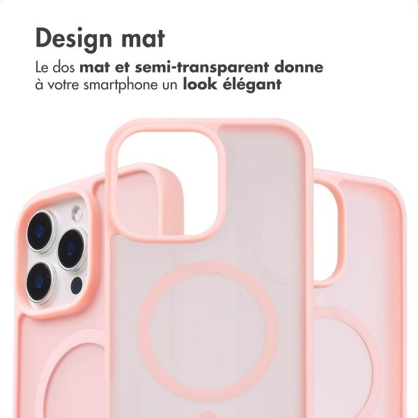 imoshion Coque Color Guard avec MagSafe Apple iPhone 16 Pro Max - Rose clair