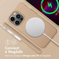 imoshion Coque arrière Color avec cordon amovible et MagSafe Apple iPhone 13 Pro - Nude