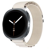 imoshion Bracelet en nylon Alpine Samsung Galaxy Watch 8 (40/44mm) / Classic (46mm) - Blanc