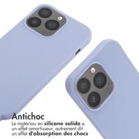 imoshion Coque en silicone avec cordon Apple iPhone 13 Pro - Violet