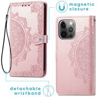 imoshion Etui de télephone Mandala Apple iPhone 13 Pro - Rose Doré