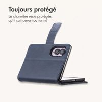 imoshion Étui de télephone portefeuille de luxe Samsung Galaxy Z Fold 8 - Bleu foncé