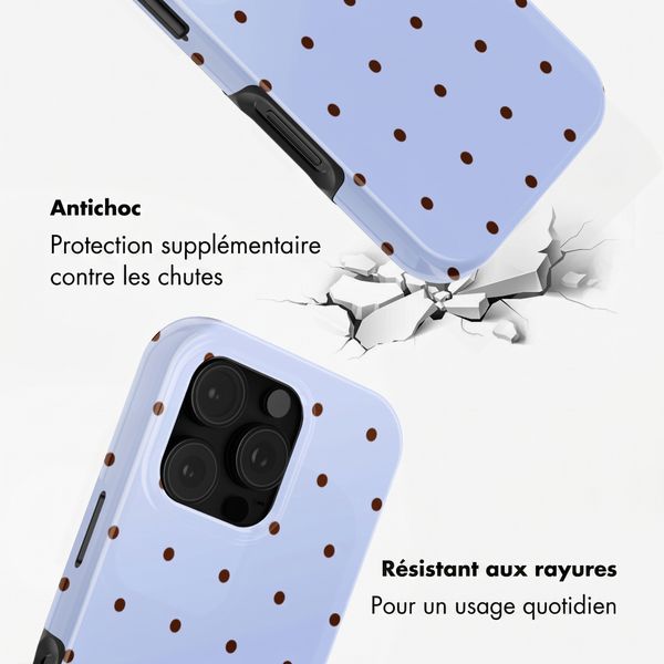 Selencia Coque arrière Vivid Apple iPhone 16 Pro - Happy Dots Digital Sky
