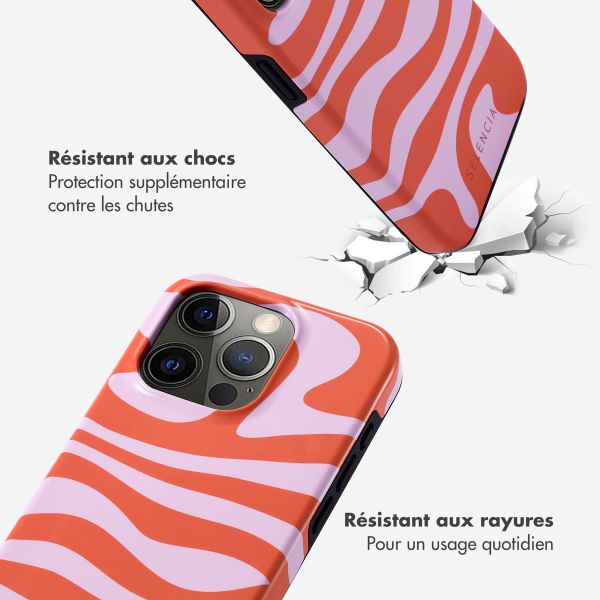 Selencia Coque arrière Vivid Apple iPhone 15 Pro - Dream Swirl Pink