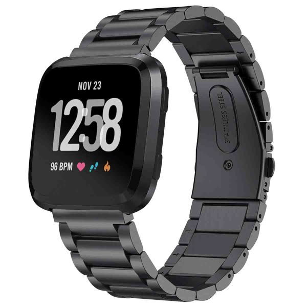 imoshion Bracelet en acier Fitbit Versa / Versa 2 / Versa Lite - Noir