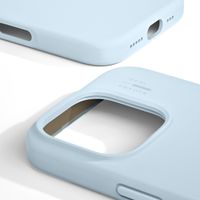 iDeal of Sweden Coque Silicone Apple iPhone 16 Pro - Bleu clair