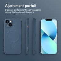 imoshion Coque Couleur avec MagSafe Apple iPhone 13 - Bleu foncé