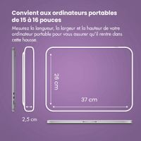 imoshion Pochette ordinateur avec compartiment 15-16 pouces - Sandstone