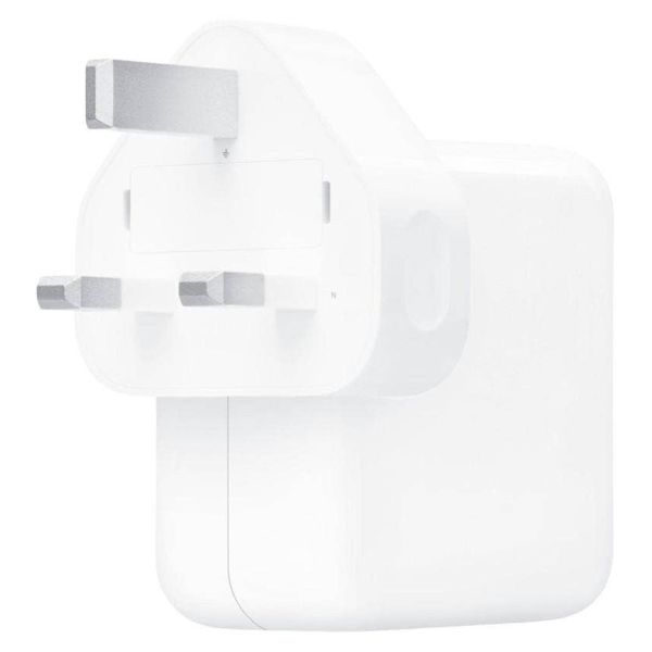 Apple Adaptateur secteur d’origine 2x USB-C - Chargeur MacBook - Royaume-Uni - 35W - Blanc