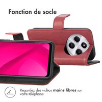 imoshion Étui de télephone portefeuille de luxe Xiaomi Redmi 14C - Rouge