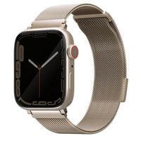 Uniq Bracelet Dante Mesh Milanese en acier Apple Watch | 38/40/41/42 mm - Starlight