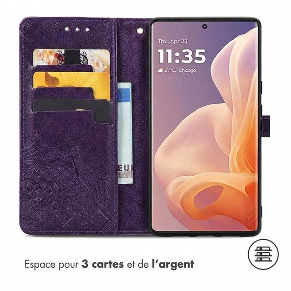 imoshion Etui de télephone Mandala Motorola Moto G85 - Violet