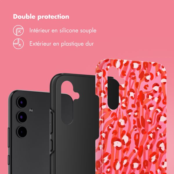 Selencia Coque arrière Vivid Samsung Galaxy A34 (5G) - Wild Spots Lipstick