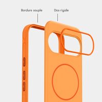 imoshion Coque arrière Color avec Thin MagSafe Ring Google Pixel 11 / 11 Pro / 10 / 10 Pro - Orange