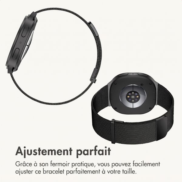 imoshion Bracelet magnétique milanais Samsung Galaxy Watch Ultra 2 (2026) / Ultra (2024/2025) - Noir