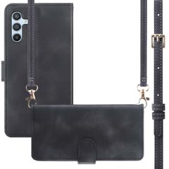 imoshion Etui de télephone portefeuille avec cordon Samsung Galaxy A56 - Noir