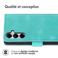 imoshion Etui de télephone portefeuille avec cordon Samsung Galaxy A26 - Turquoise
