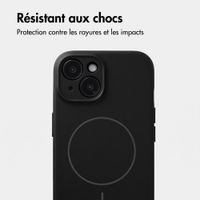 Accezz Coque Grip avec MagSafe Apple iPhone 15 - Noir